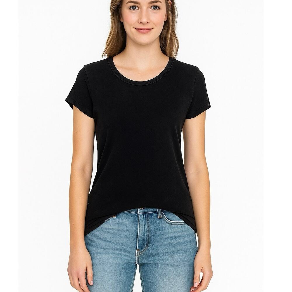 San Francisco City Lights Black Itty Bitty Fitted Tee T-Shirt Size XS NEW